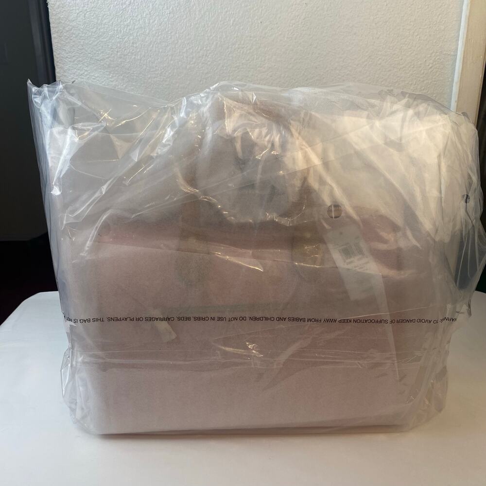 Coach CEA19 Large Rowan Satchel Powder Pink Signature Collection - NWT - Picture 5 of 11